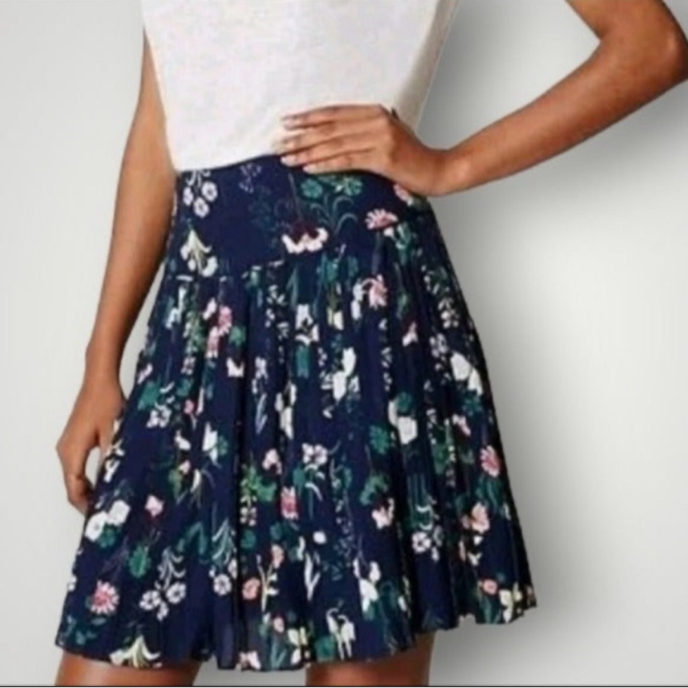 Loft Outlet Pleated Skirt